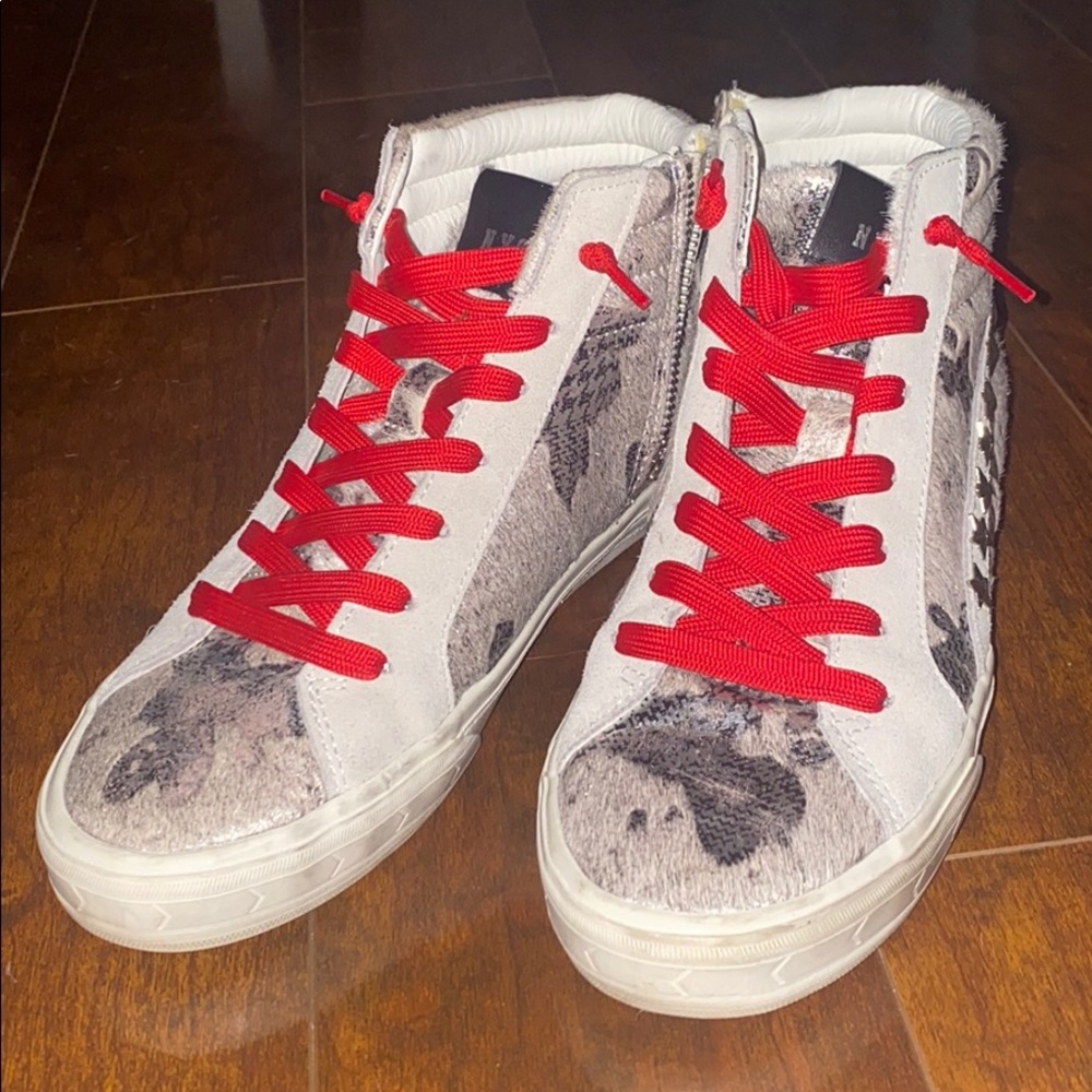 Steve Madden Kenzie Calf Hair High Top Size 9